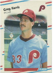 1988 Fleer Update Baseball Cards       109     Greg Harris